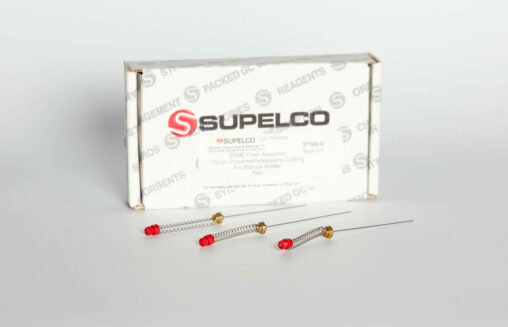 Supelco brand solid phase microextraction fibers.